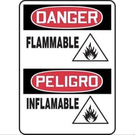 Accuform BILINGUAL OSHA DANGER Safety Sign SBMCHG068VP SBMCHG068VP